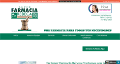 Desktop Screenshot of farmaciarebeca.com